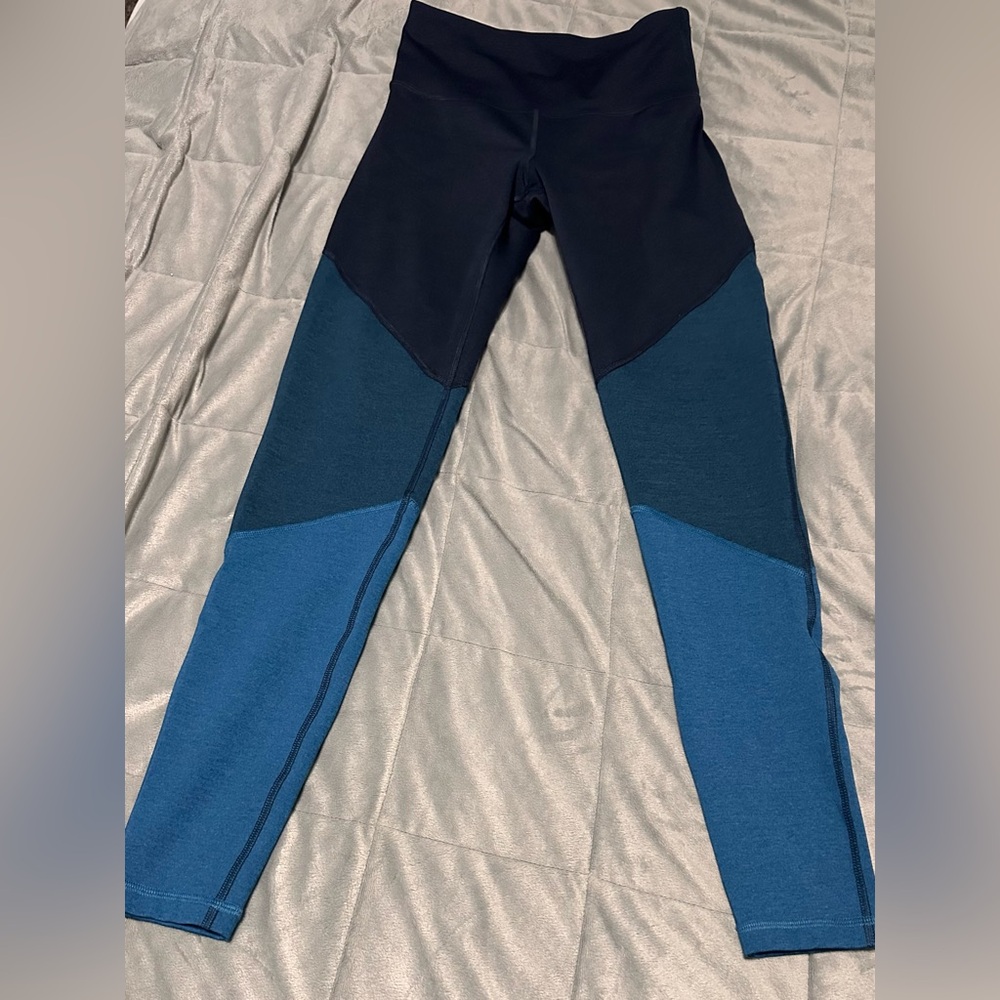 Old Navy Colorblock Leggings - Navy and Teal